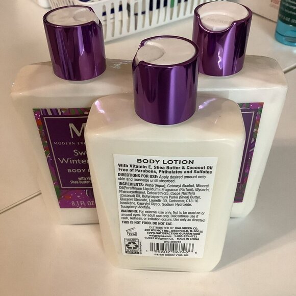 Modern Expressions Sweet Winter Berry Body Lotion 3 Bottles Of 8.1 oz - NEW - Picture 3 of 3
